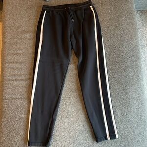 Burberry Black Drawstring Pants